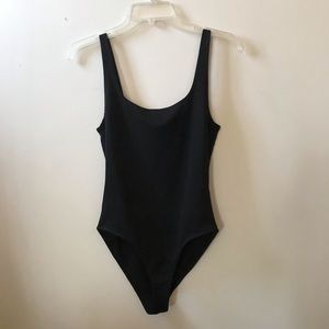 Zara Basics black Bodysuit small
